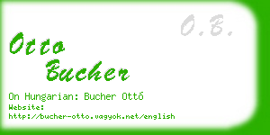 otto bucher business card