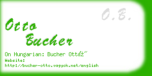 otto bucher business card